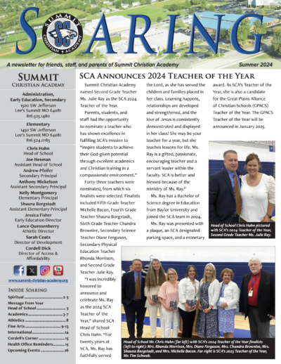 Summer 2024 newsletter